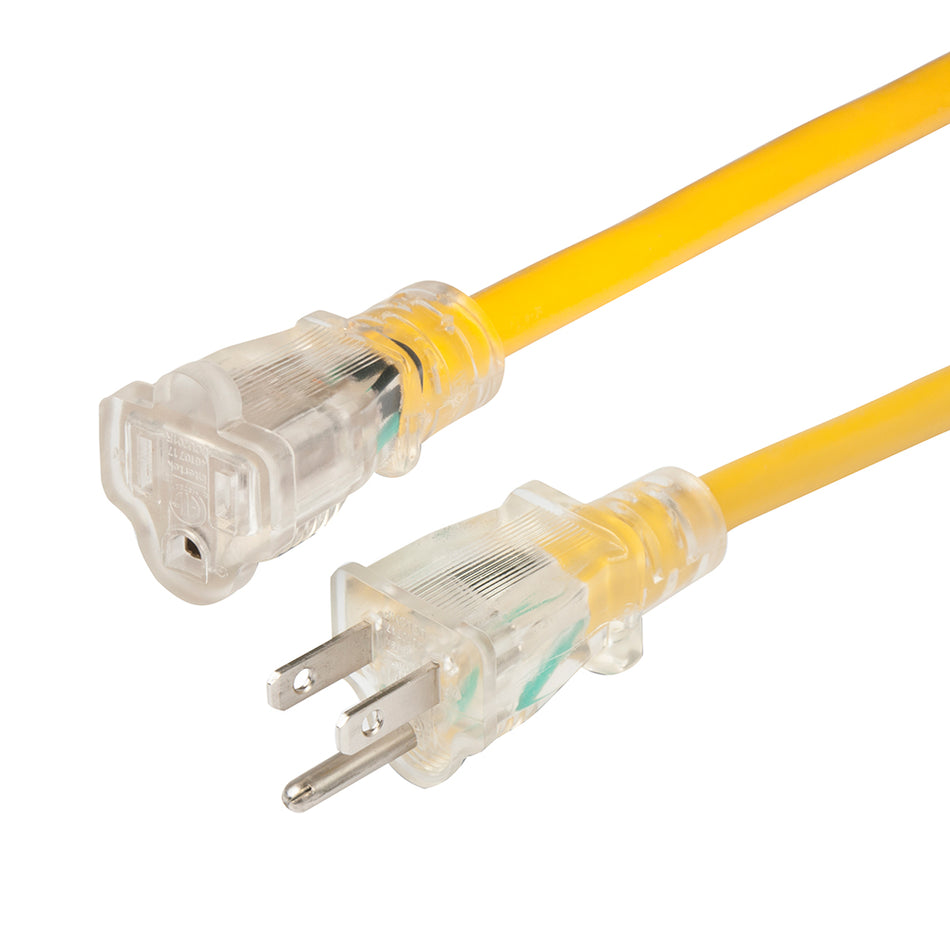 Marinco - 14/3 Lighted Extension Cord - Non-Locking, 15A — Quality Boat Parts