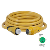 Marinco - Shore Power Cordset - EEL, 125V, Yellow — Quality Boat Parts