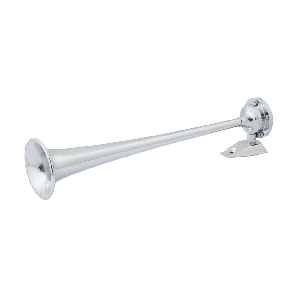 Marinco - Chrome Plated Single Trumpet Air Horn - 12V — Quality Boat Parts