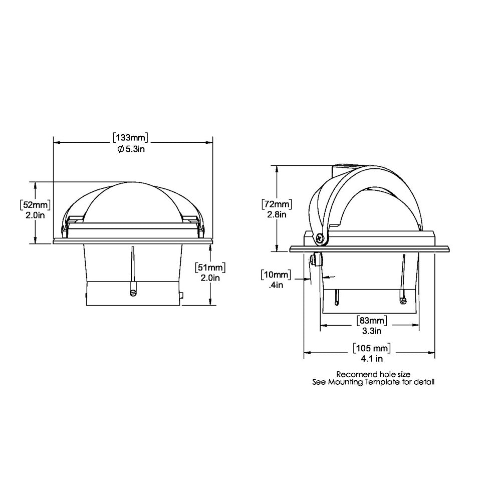 Ritchie - Direct Voyager Compass - Flush Mount — Quality Boat Parts