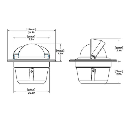 Ritchie - Explorer Compass - Flush Mount — Quality Boat Parts