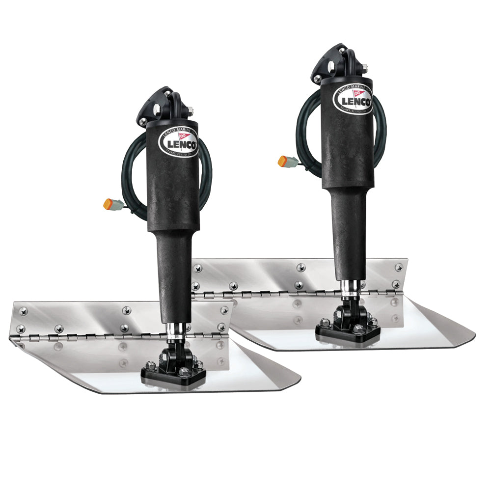 Lenco Marine - Electro-Polished Standard Trim Tab Kit — Quality Boat Parts