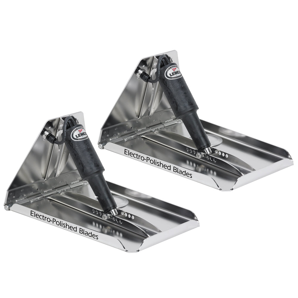 Lenco Marine - Extreme Duty Performance Trim Tab Kit - With Switch Kit 12V — Quality Boat Parts