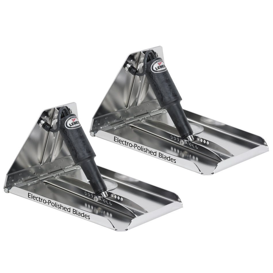 Lenco Marine - Extreme Duty Performance Trim Tab Kit - With Switch Kit 12V — Quality Boat Parts