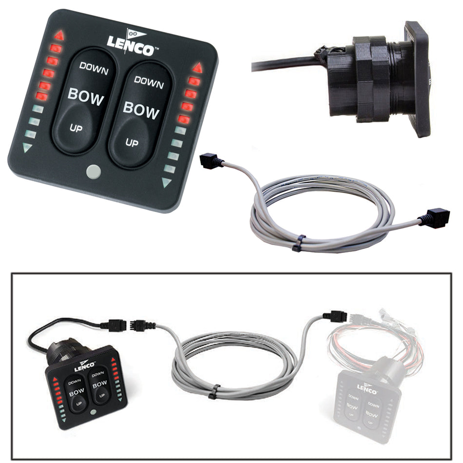 Lenco Marine - Flybridge Kit - For LED Indicator Key Pad, For All-In-One Integrated Tactile Switch — Quality Boat Parts
