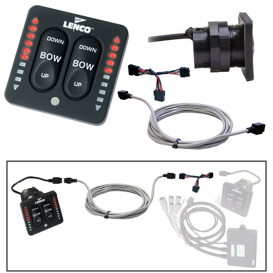 Lenco Marine - Flybridge Kit - For LED Indicator Key Pad, For Two-Piece Tactile Switch — Quality Boat Parts