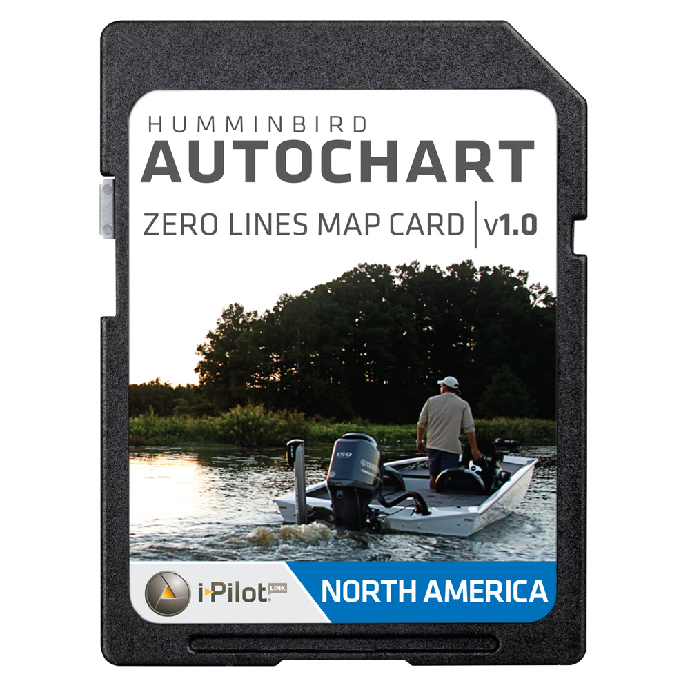 Humminbird - AutoChart Zero Lines Map Card — Quality Boat Parts