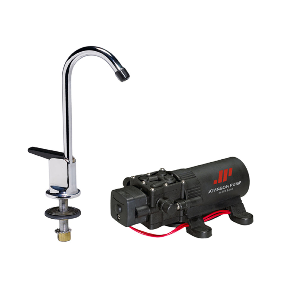 Johnson Pump - 1.1 Pump/Faucet Combo - 12V — Quality Boat Parts