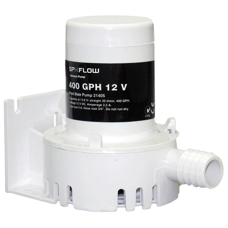 Johnson Pump - 400 GPH Bilge Pump - Barbed Port, 12V — Quality Boat Parts