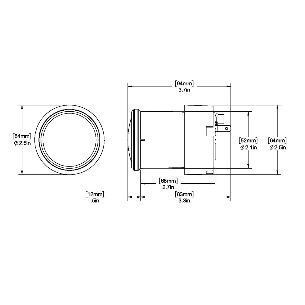 Ritchie - X-23 Ritchie Sport Compass - Dash Mount — Quality Boat Parts