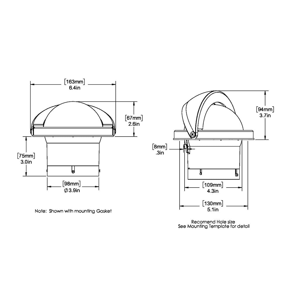 Ritchie - Direct Navigator Compass - Flush Mount — Quality Boat Parts
