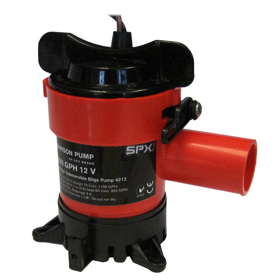 Johnson Pump - Bilge Pump 1-1/8" Hose 12V — Quality Boat Parts