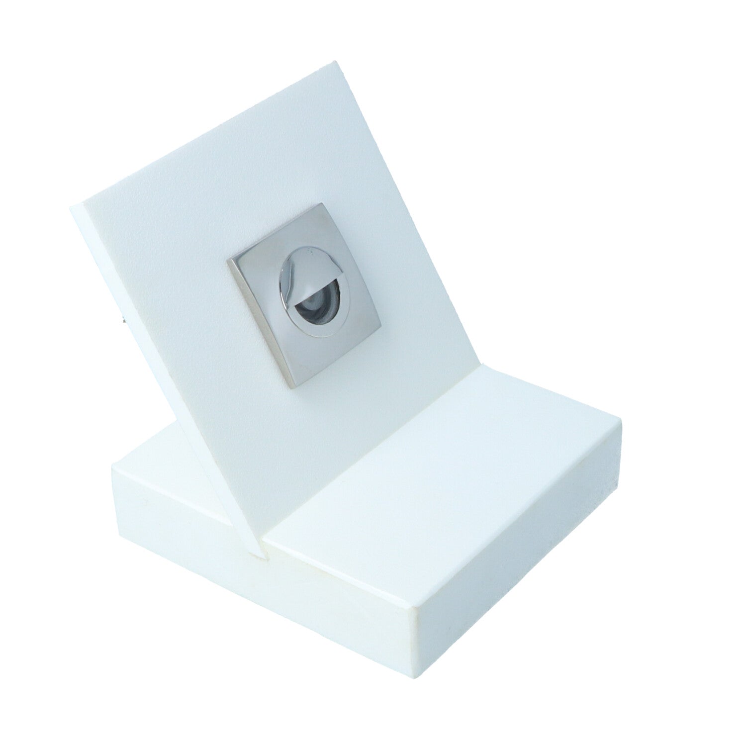 Futura - LED Square Courtesy Light - Chrome, 10-30V DC, 3000K, 12lm, IP65 — Quality Boat Parts