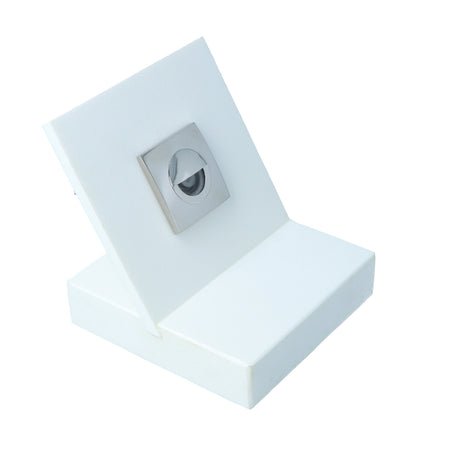 Futura - LED Square Courtesy Light - Chrome, 10-30V DC, 3000K, 12lm, IP65 — Quality Boat Parts
