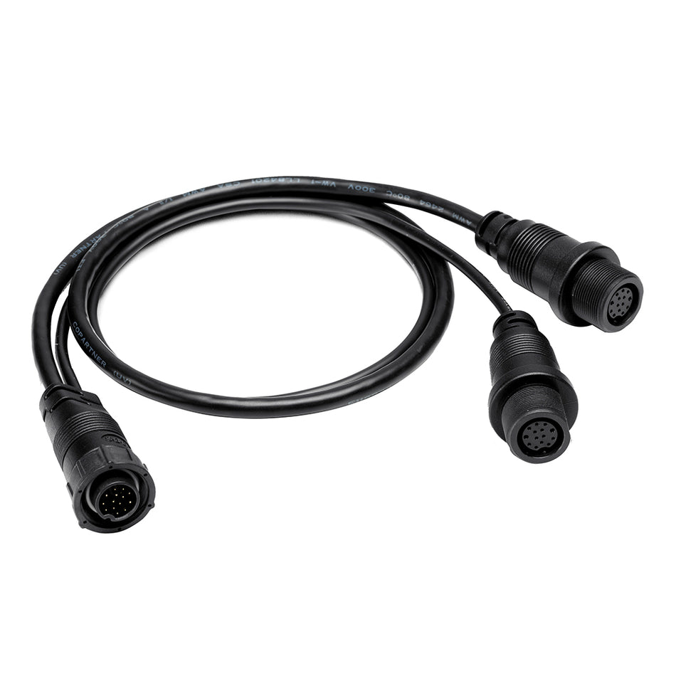 Humminbird - SOLIX/APEX Side Imaging Left-Right Splitter Cable — Quality Boat Parts
