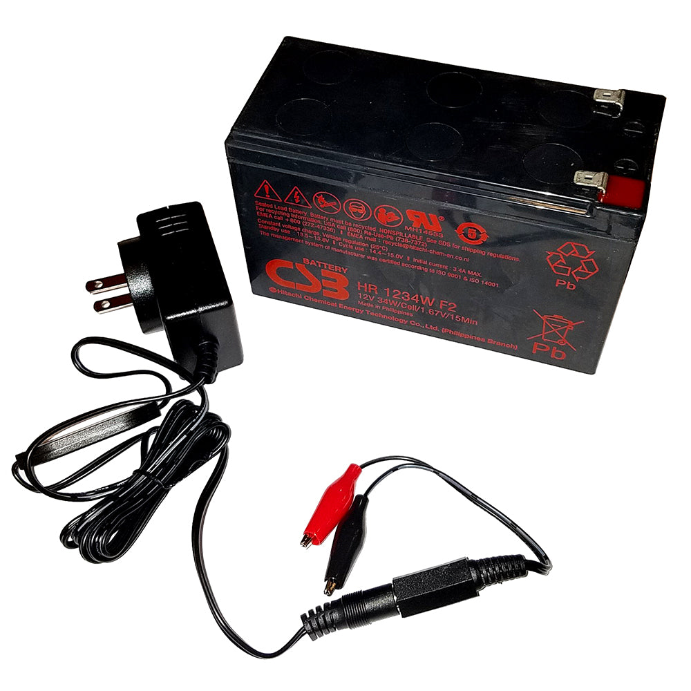 Humminbird - AGM Battery Kit - 9Ah, 12V — Quality Boat Parts