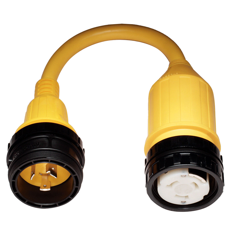 Marinco - Pigtail Adapter - 50A Female to 30A Male, With Secure Ring — Quality Boat Parts