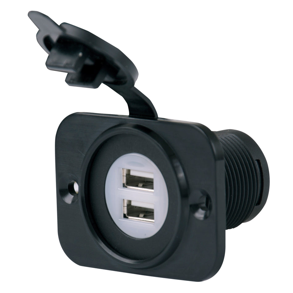 Marinco - SeaLink Deluxe Dual USB Charger Receptacle — Quality Boat Parts