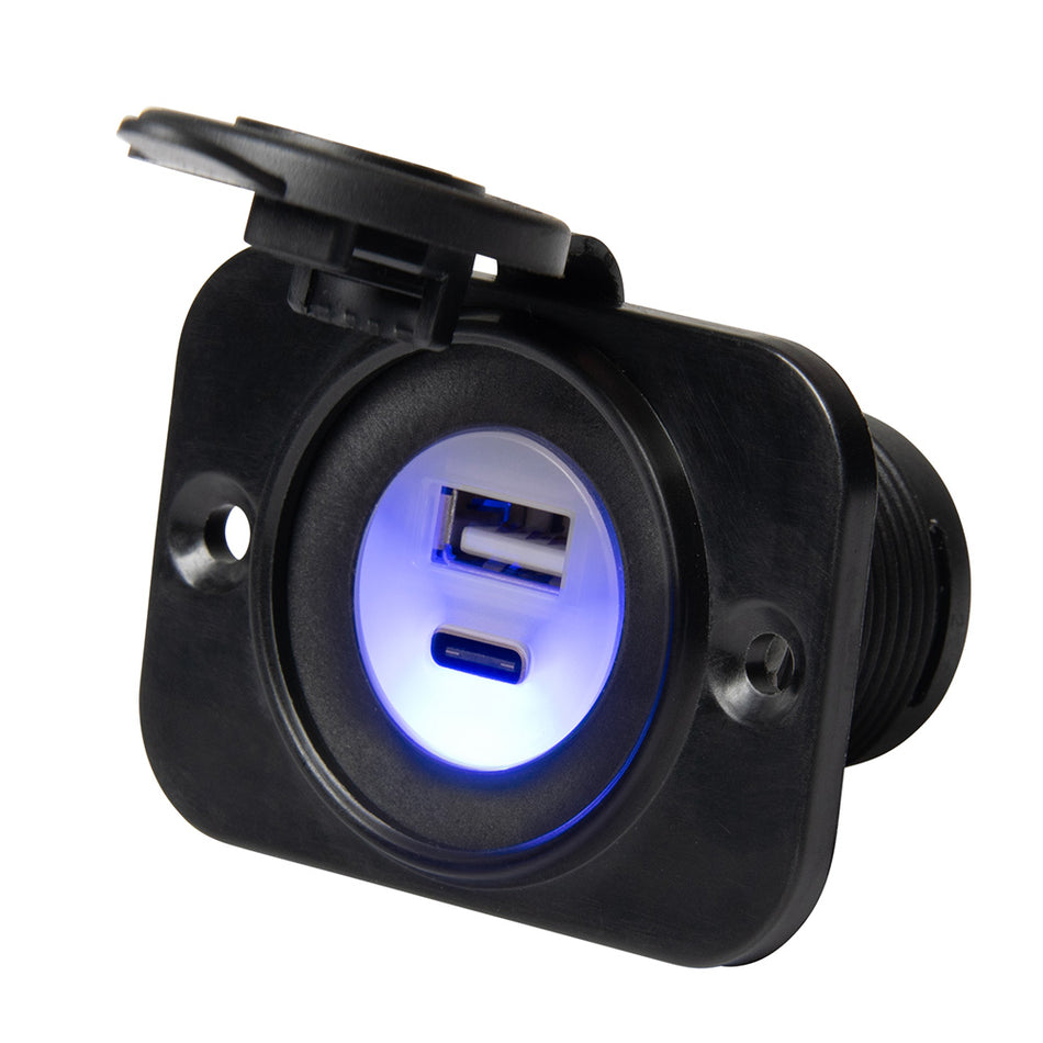 Marinco - Sealink Dual USB-A/C Combo Charger — Quality Boat Parts