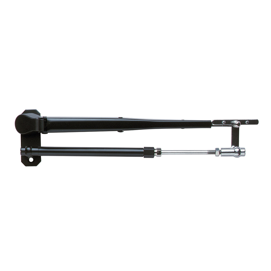 Marinco - Wiper Arm Deluxe Black Stainless Steel Pantographic - 17"-22" Adjustable — Quality Boat Parts