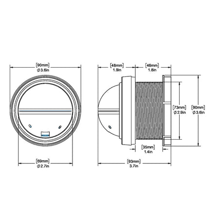 Ritchie - Explorer Compass - Dash Mount — Quality Boat Parts