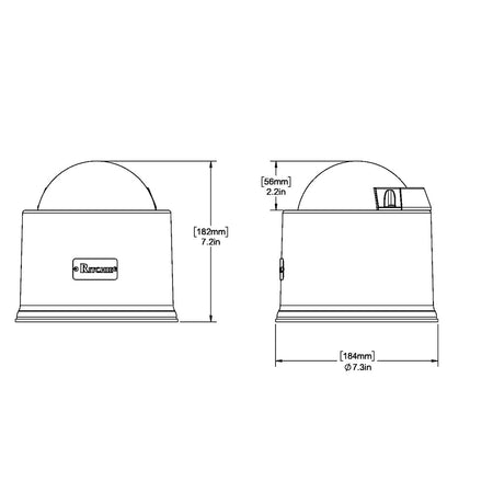 Ritchie - GlobeMaster Compass - Pedestal Mount, 5 Degree Card, 12V — Quality Boat Parts