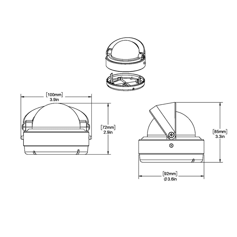 Ritchie - Explorer Compass - Surface Mount — Quality Boat Parts