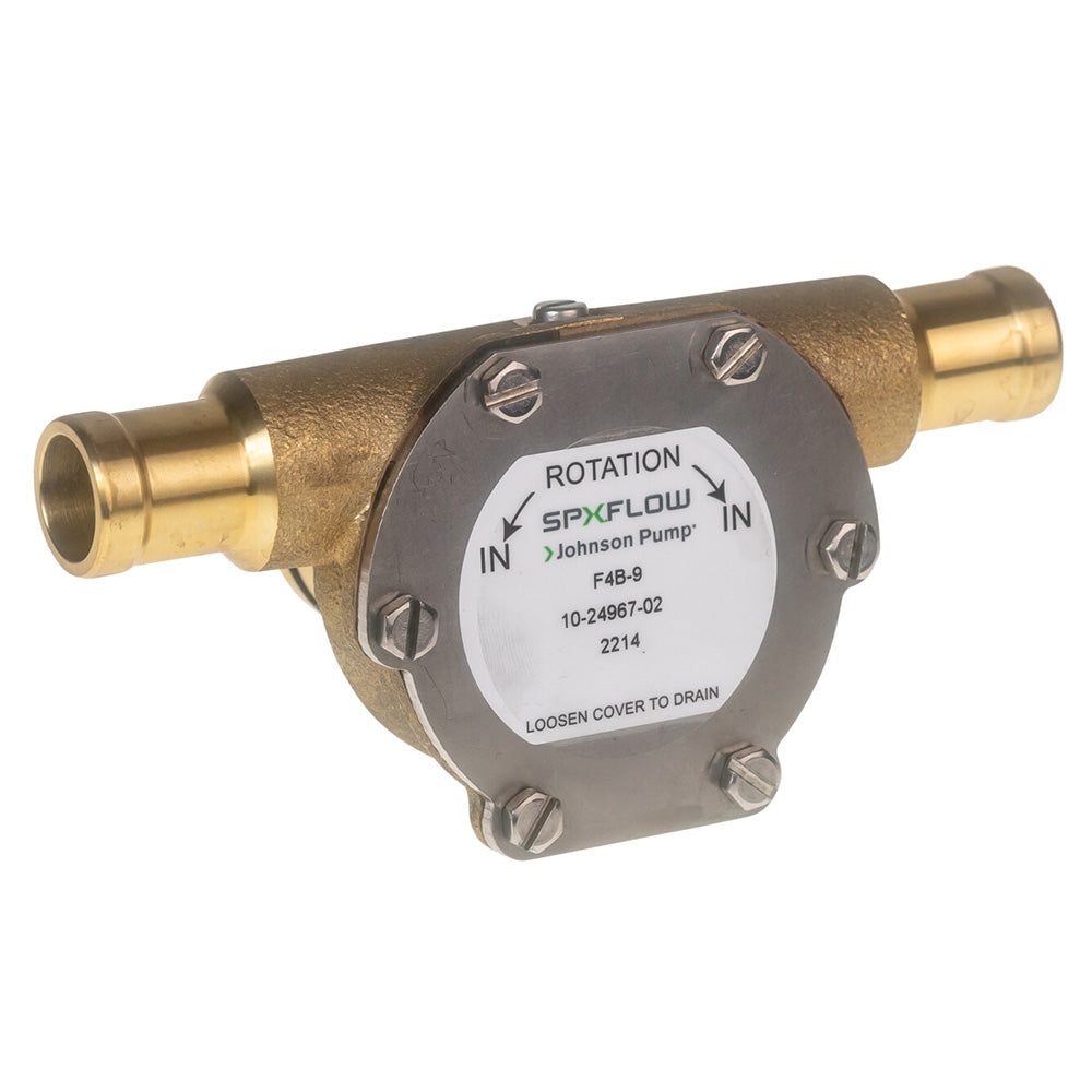 Johnson Pump - F4B-9 Impeller Pump - Flange Mount — Quality Boat Parts