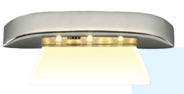 Mega LED - Thalia LED Courtesy Light - Stainless Steel, 12-28V DC, 1W, Warm White, IP67 — Quality Boat Parts