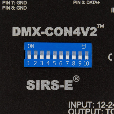 SIRS-E DMX-CON4V2 4-Channel LED DMX Decoder & RGBW Controller — Quality Boat Parts