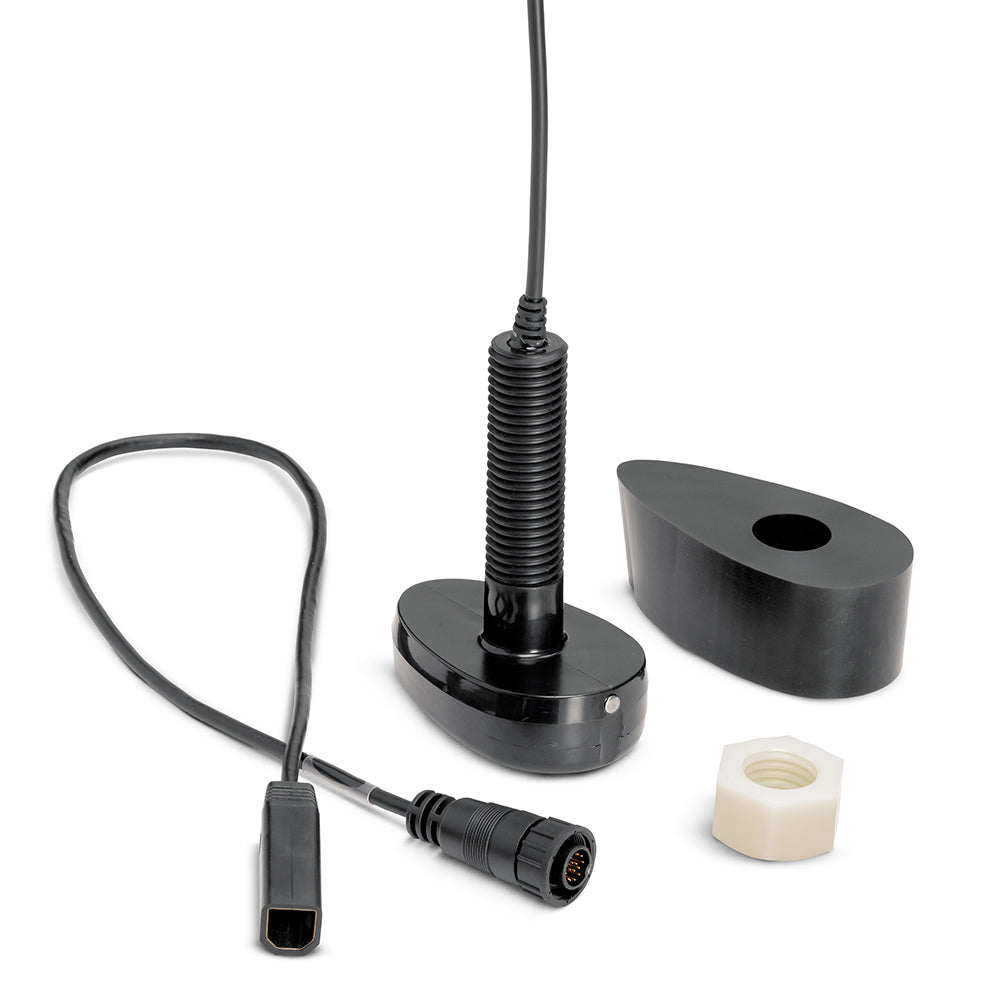 Humminbird - Dual Spectrum CHIRP Thru-Hull Transducer - With Temp, Plastic — Quality Boat Parts