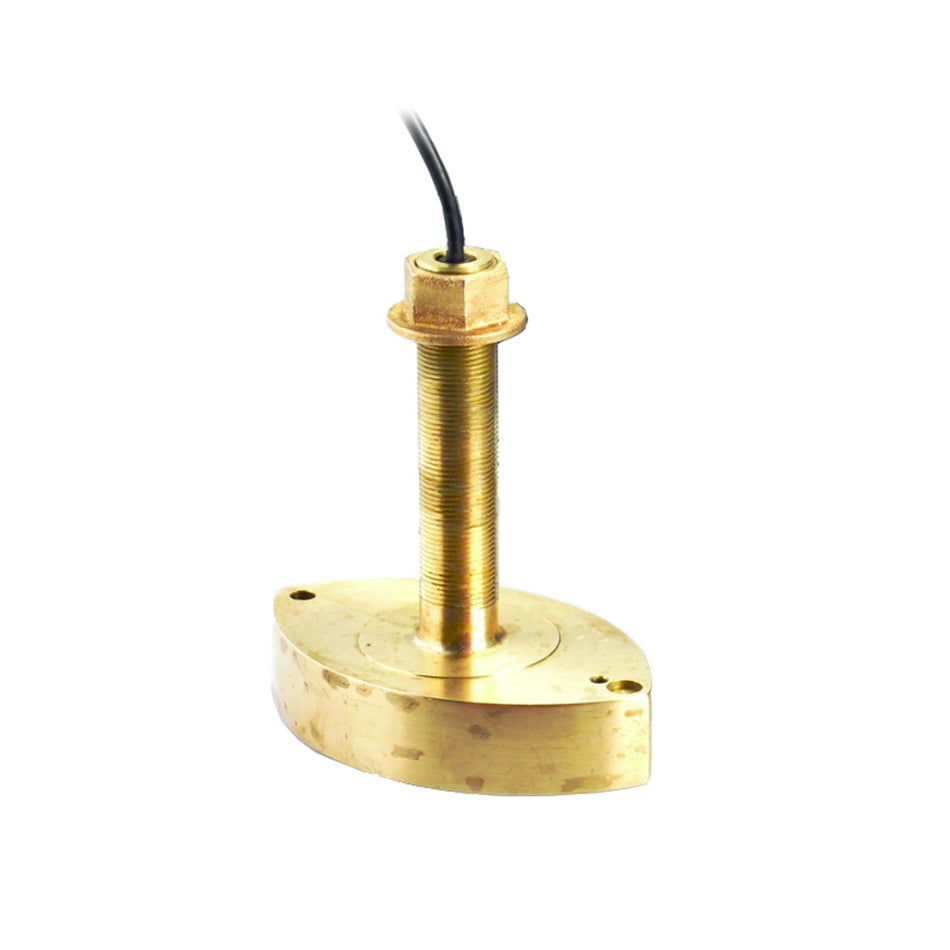Humminbird - Bronze Thru-Hull Transducer - 83/200 kHz — Quality Boat Parts