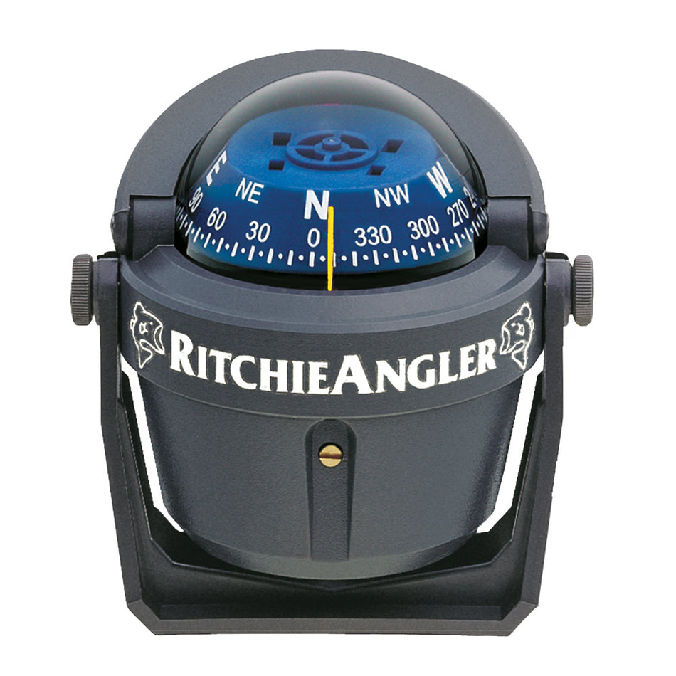 Ritchie - Angler Compass - Bracket Mount, Gray — Quality Boat Parts