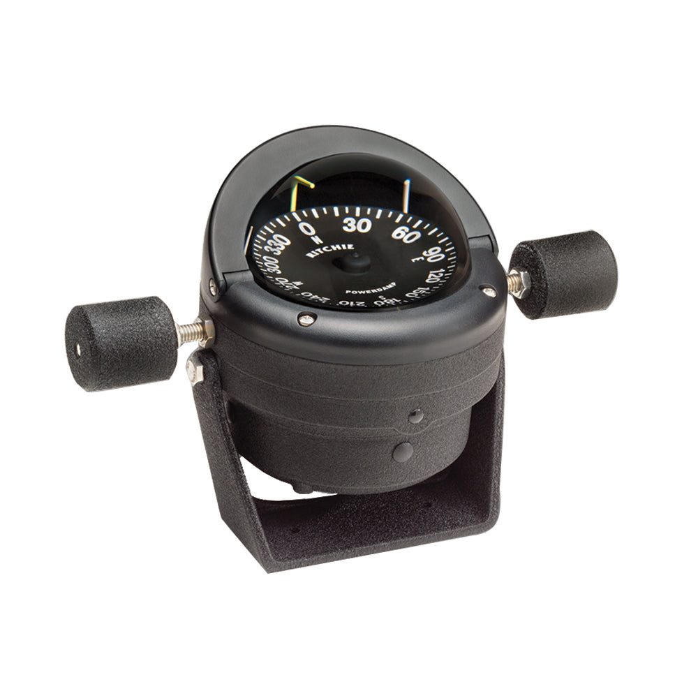 Ritchie - Helmsman Steel Boat Compass - Bracket Mount, Black — Quality Boat Parts