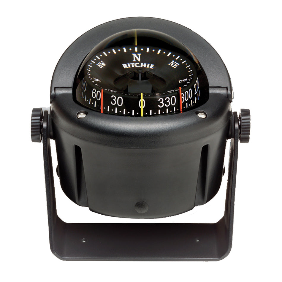 Ritchie - Dual Helmsman Compass - Bracket Mount, Black — Quality Boat Parts