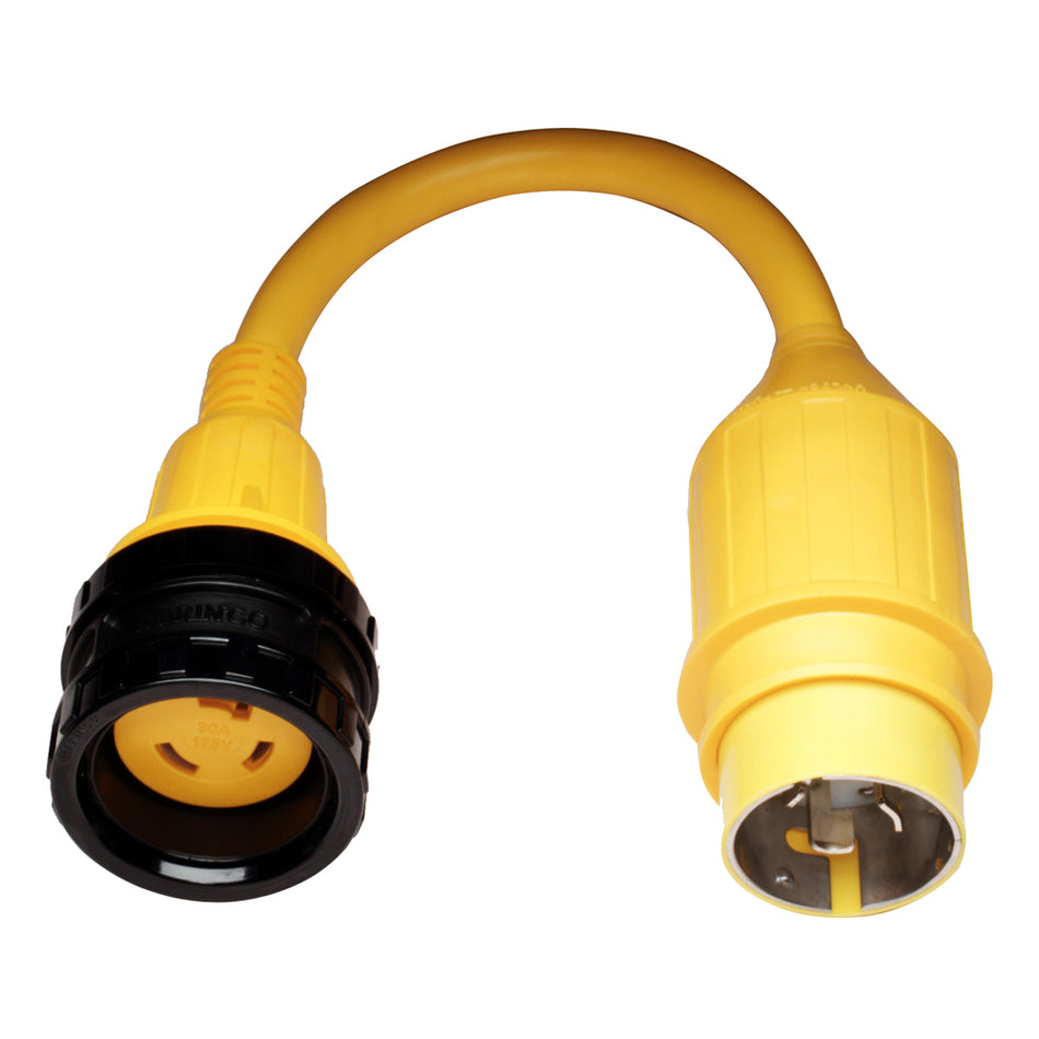 Marinco - Pigtail Adapter - 30A Female to 50A Male — Quality Boat Parts