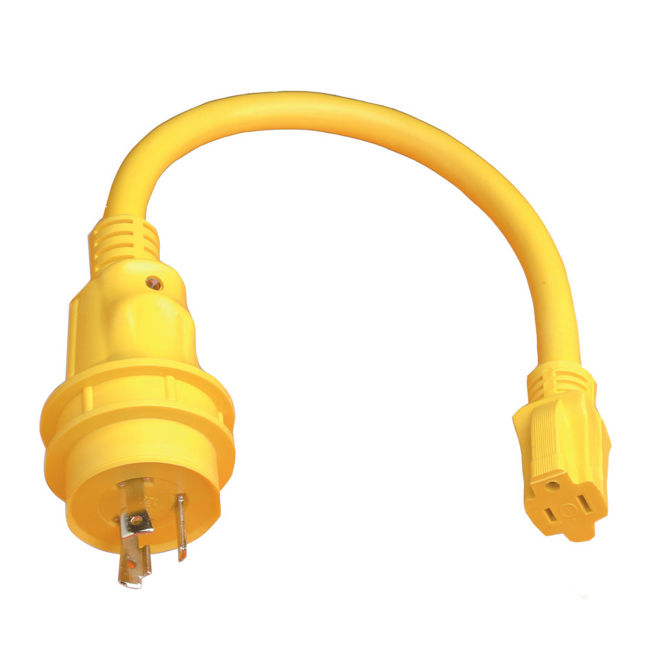 Marinco - Pigtail Adapter - 15A Female to 30A Male — Quality Boat Parts