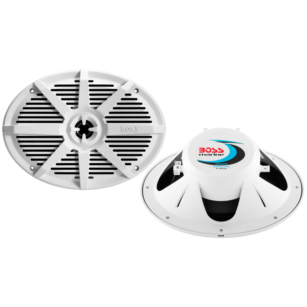 Boss Audio - 6" x 9" Speaker - White, 350W — Quality Boat Parts