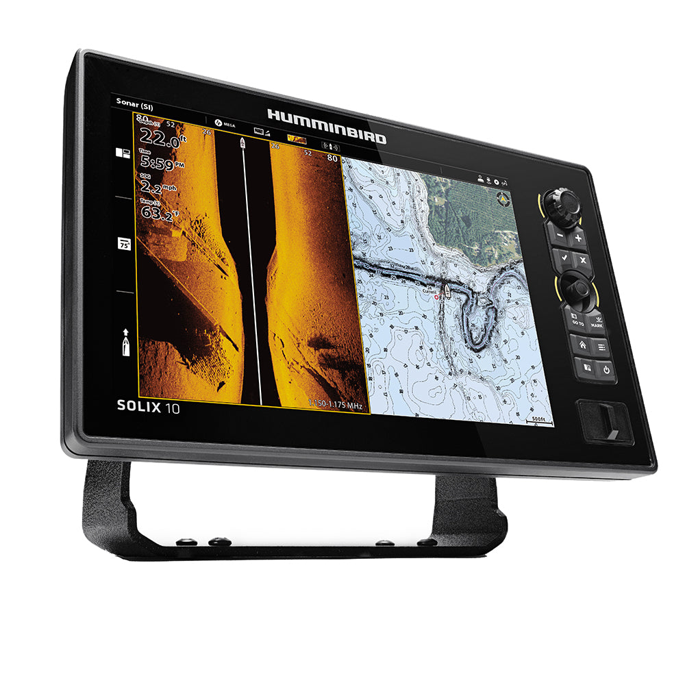 Humminbird - SOLIX 10 CHIRP MEGA SI+ G3 Fish Finder Display — Quality Boat Parts