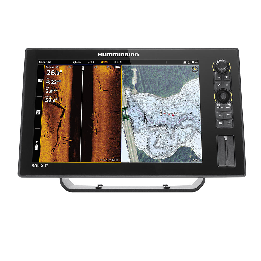 Humminbird - SOLIX 12 CHIRP MEGA SI+ G3 Fish Finder Display — Quality Boat Parts