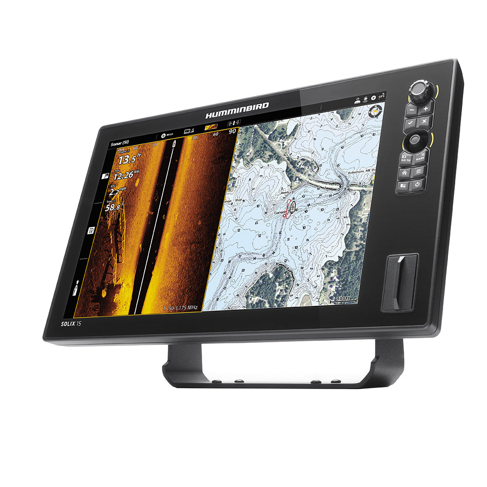 Humminbird - SOLIX 15 CHIRP MEGA SI+ G3 Fish Finder Display — Quality Boat Parts