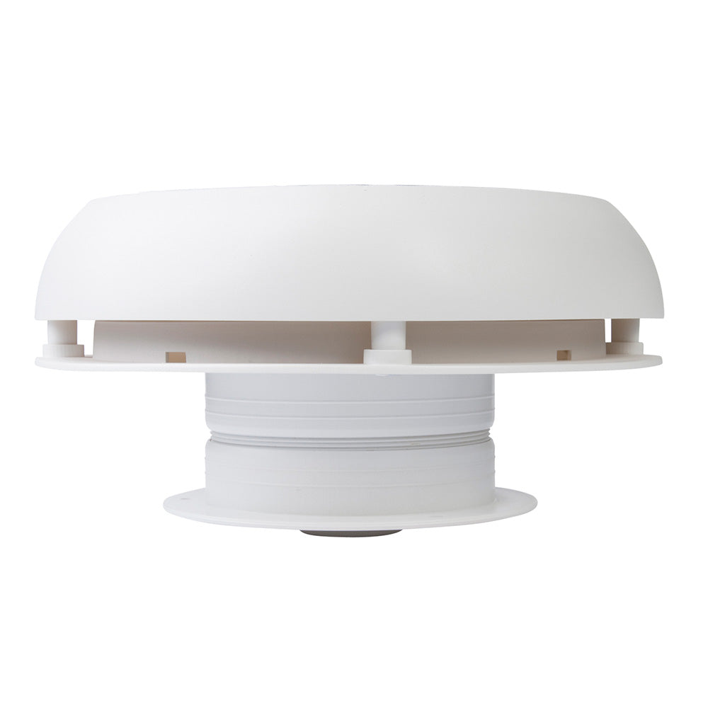Marinco - 4" Solar Vent - White, Day/Night — Quality Boat Parts