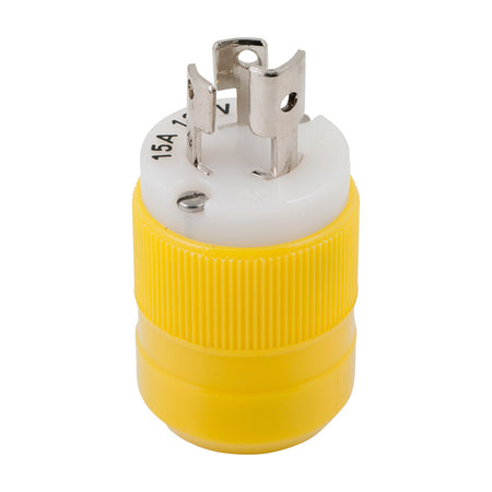 Marinco - Locking Plug - 15A, 125V, Yellow — Quality Boat Parts