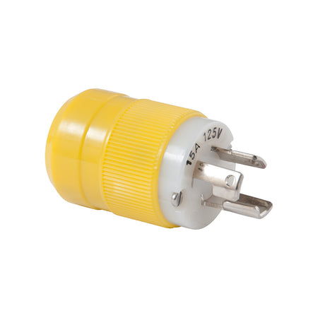 Marinco - Locking Plug - 15A, 125V, Yellow — Quality Boat Parts