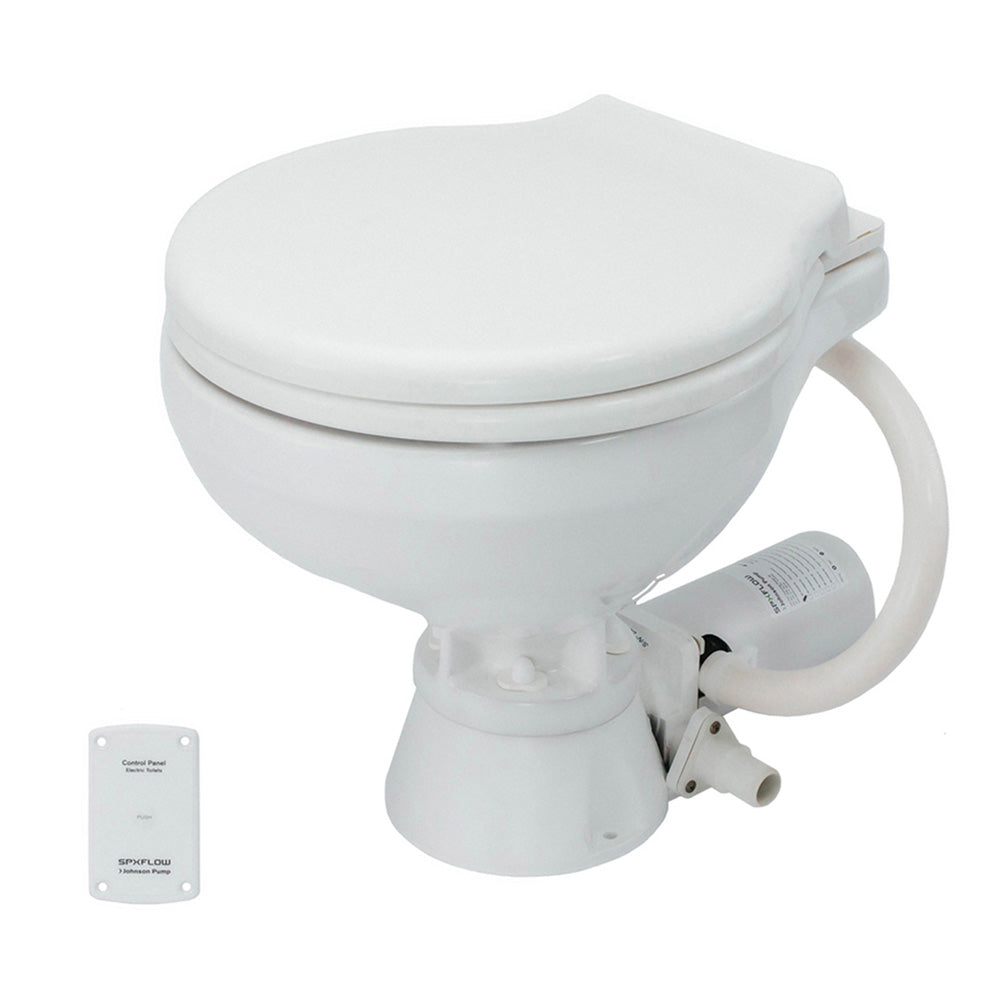 Johnson Pump - Standard Electric Macerator Style Toilet - 12V — Quality Boat Parts