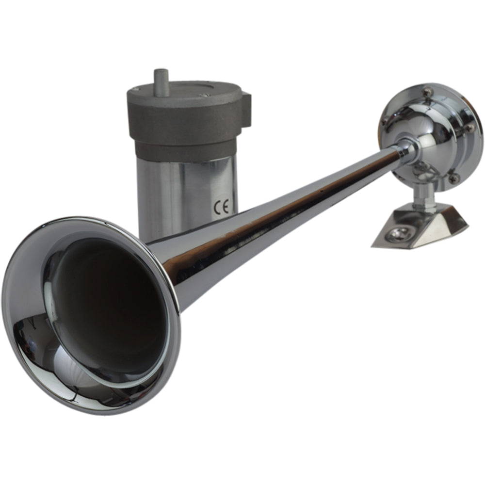 Sea-Dog - Chrome Plated Long Trumpet Airhorn - With Compressor — Quality Boat Parts