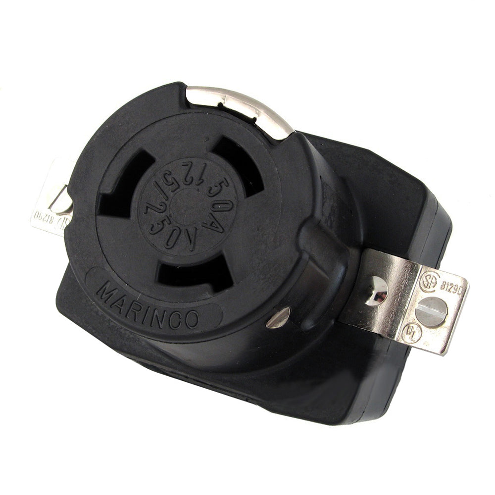 Marinco - Wire Dockside Receptacle - 125/250V, 50A — Quality Boat Parts