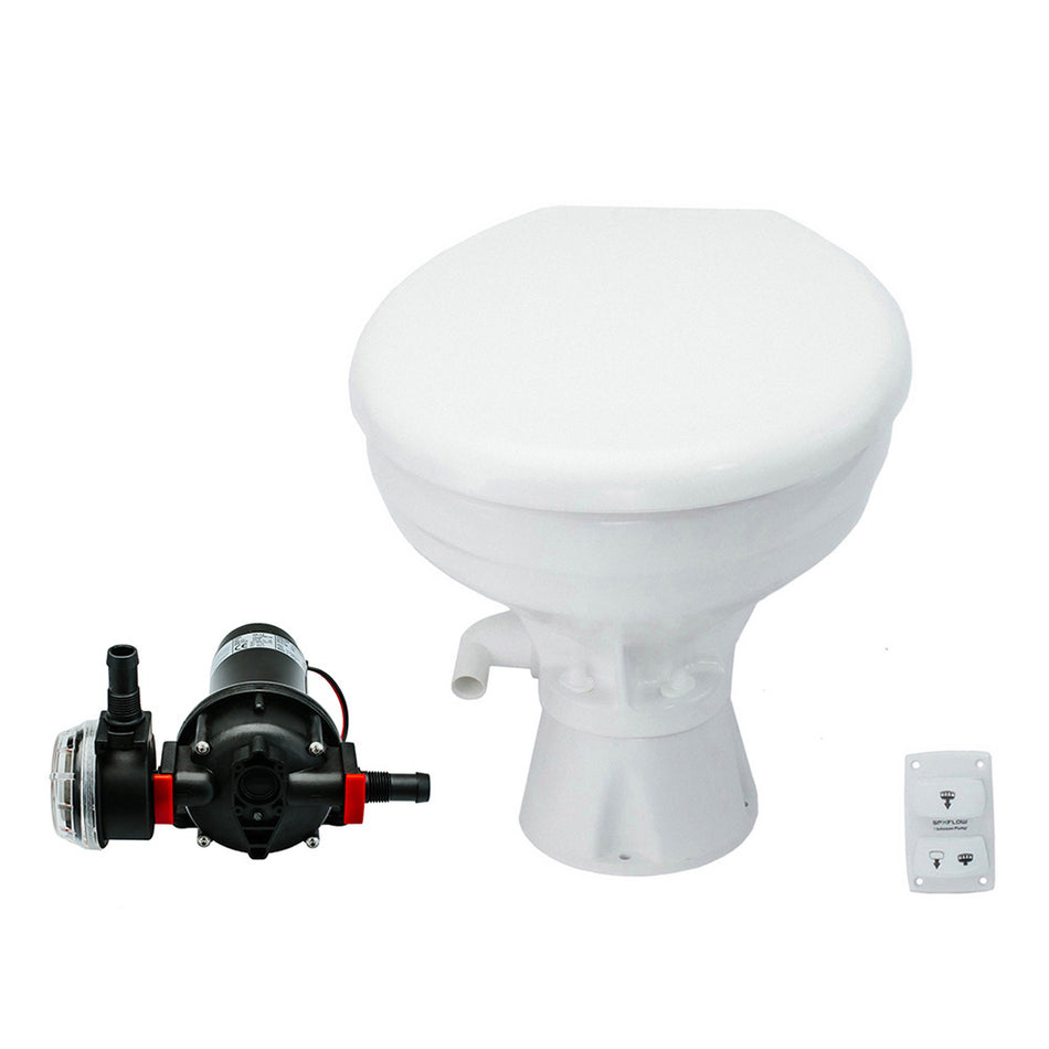 Johnson Pump - AquaT Toilet Silent Electric - 24V — Quality Boat Parts