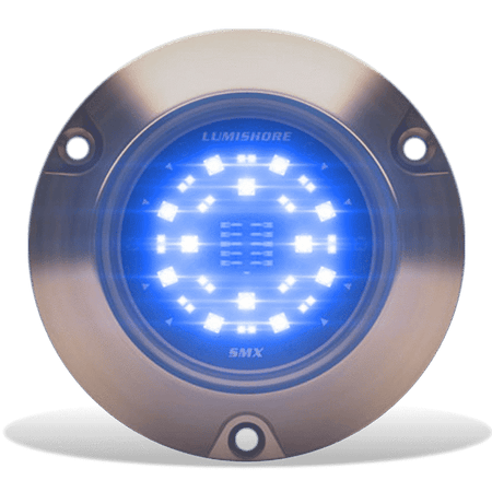 Lumishore - SUPRA SMX54 Underwater Light - Dual Color, 90° Beam Angle, Surface Mount — Quality Boat Parts