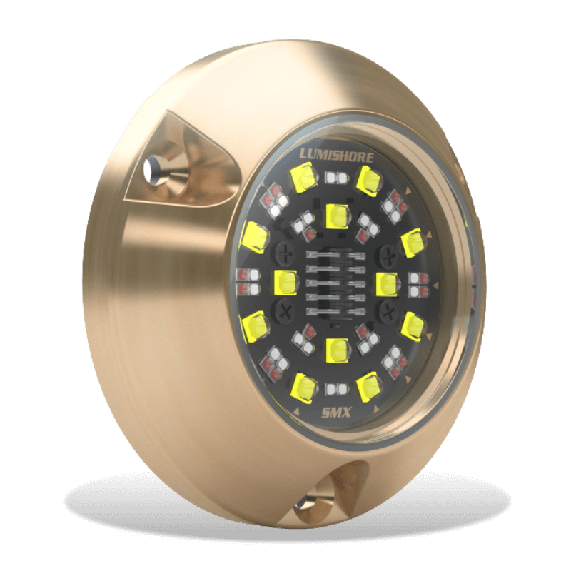Lumishore - SMX94 EOS Full Color RGBW Underwater Light - 10/31V, 6000 Fixture Lumens 90° Beam — Quality Boat Parts